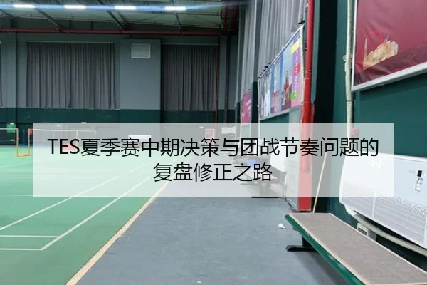 TES夏季赛中期决策与团战节奏问题的复盘修正之路