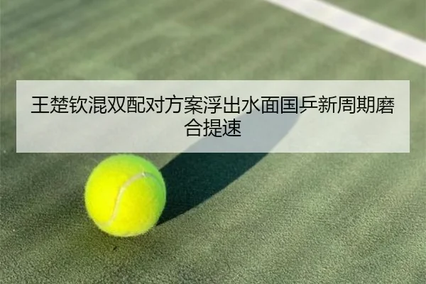 王楚钦混双配对方案浮出水面国乒新周期磨合提速