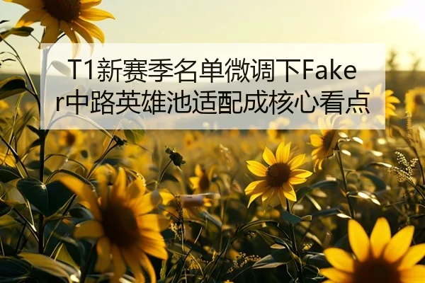 T1新赛季名单微调下Faker中路英雄池适配成核心看点 | mksportsapp